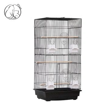 Misam Pet Bird Cages Black White Golden