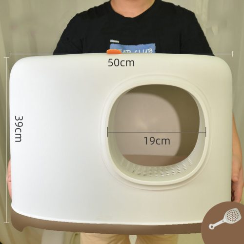 Misam Factory Semi Closed Cat Litter Box With Sifter