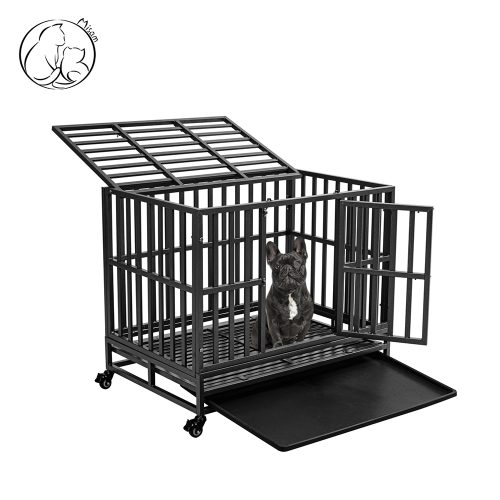 Misam Heavy Duty Metal Dog Cage Kennel