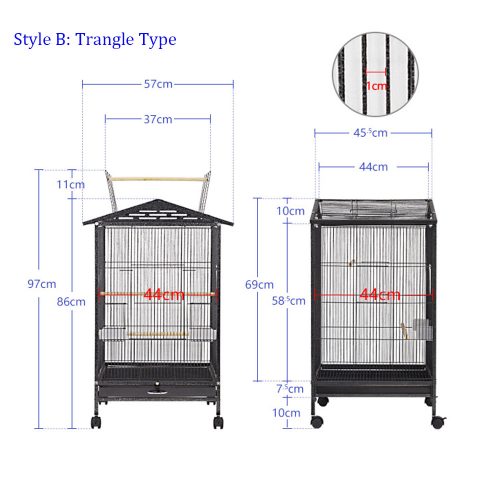 Misam Breathable Pets Cage Bird