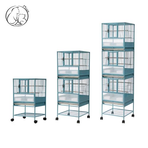 Misam Lot of 3 Stackable Breeding Birdcage