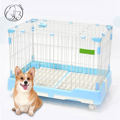 Misam Heavy Duty Plastic Floor Dog Cage