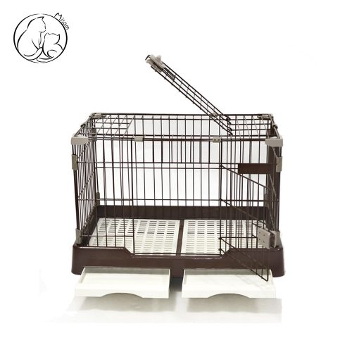 Misam Heavy Duty Plastic Floor Dog Cage