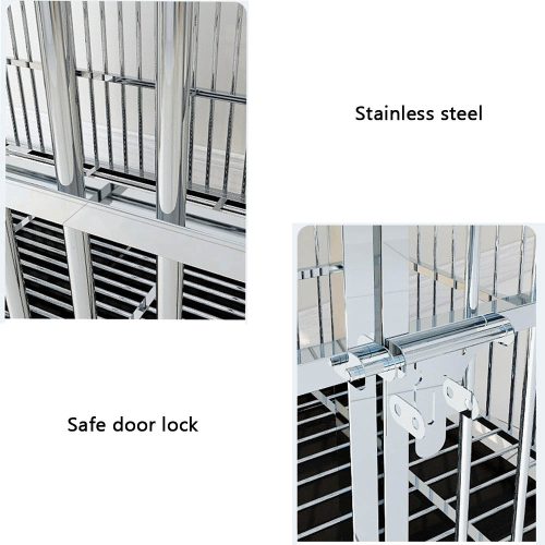 Misam Heavy Duty Stainless Steel Dog Cage