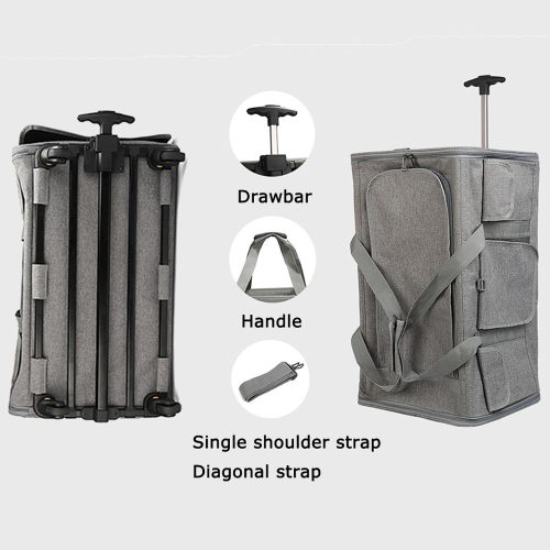 Misam Pet Travel Carrier on Wheels