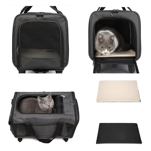 Misam Pet Carrier on Wheels-Small size