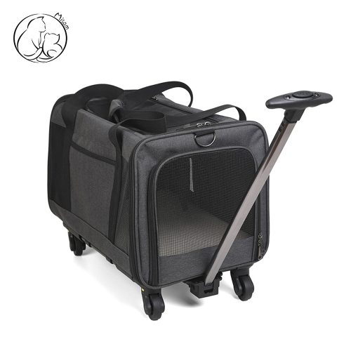 Misam Pet Carrier on Wheels-Small size