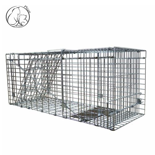 Misam Galvanized Collapsible Humane Animal Trap cage