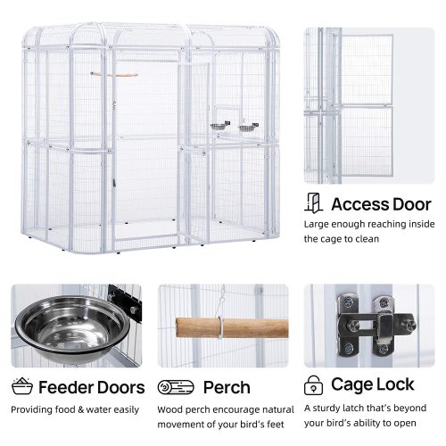 Misam Large Walk-in Bird Cage Durable Pet House Birdcage