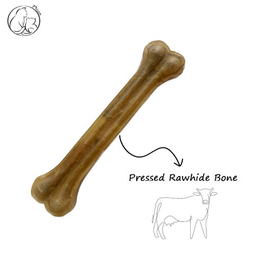 Misam Dog Treats - Nature Pressed Rawhide Bone
